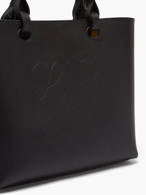 LOEWE Anagram-Debossed Leather Tote Bag