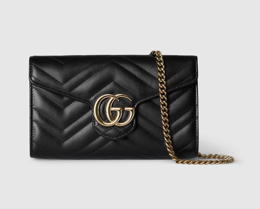 Gucci Marmont wallet on chain