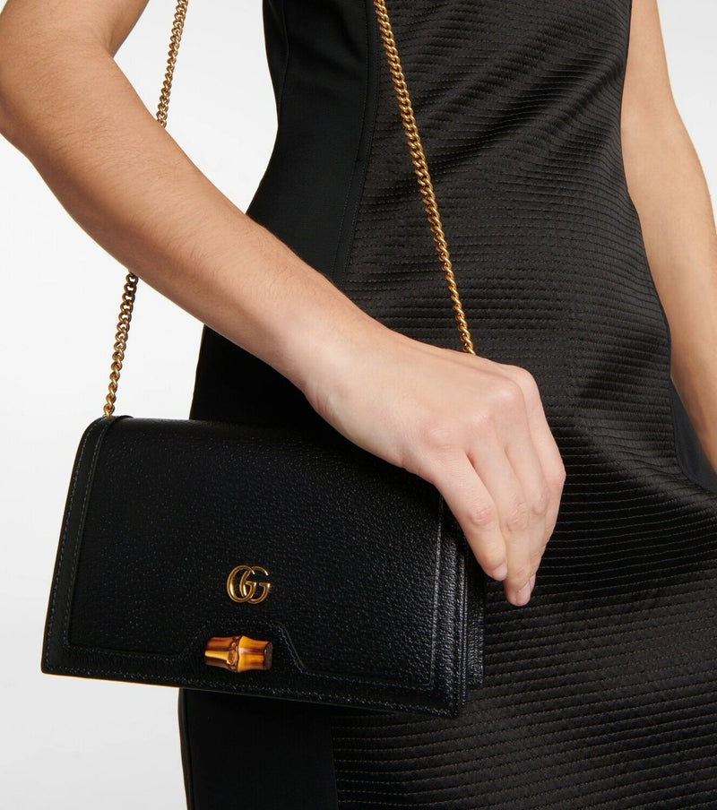 Gucci - Diana Mini leather shoulder bag