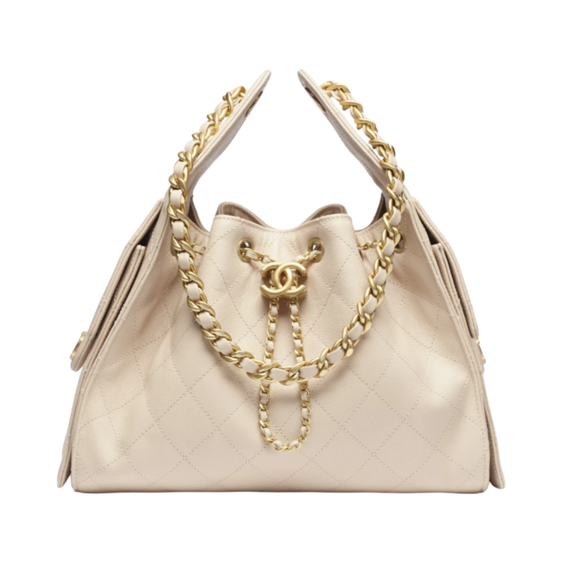 Chanel 25 Handbag Grained Calfskin