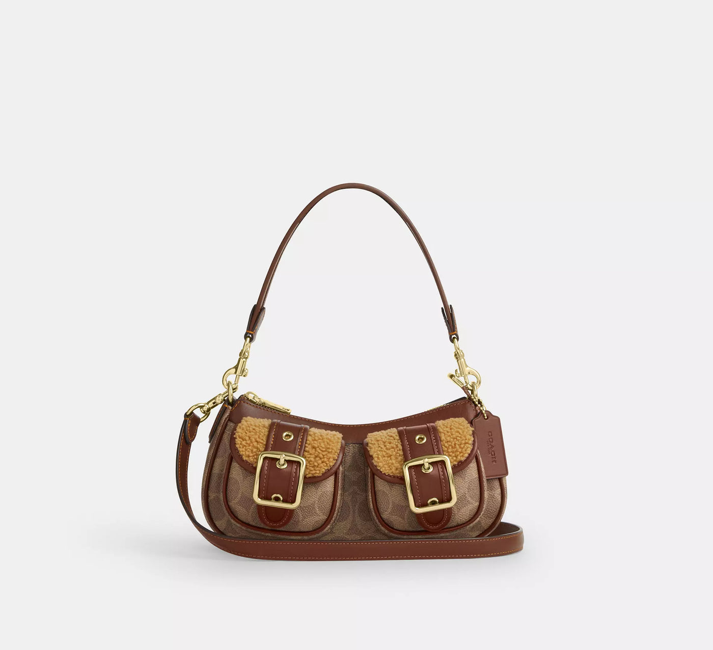 Coach Ashton Bag With Signature Canvas