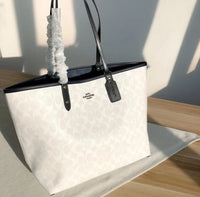 Coach White Tote Bag