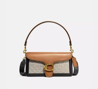 Coach Tabby Shoulder Bag 26 In Blocked Signature Canvas