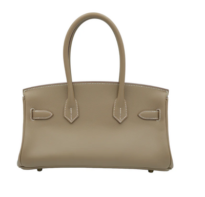 Hermes Shoulder Birkin Light 29 Etoupe Evercolor with Gold Hardware hover