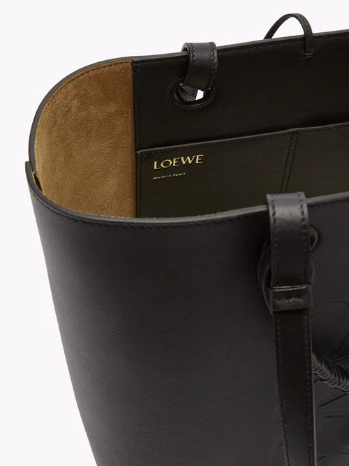 LOEWE Anagram-Debossed Leather Tote Bag