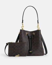 Coach Rowan Bucket Bag In Signature Canvas