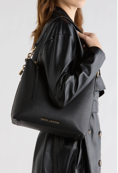 Marc Jacobs Drifter Pebbled Leather Large Hobo Bag