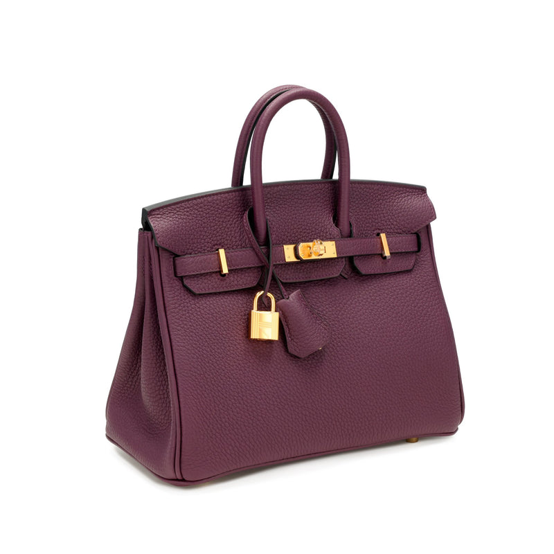 Hermès Cassis Togo Birkin Gold Hardware