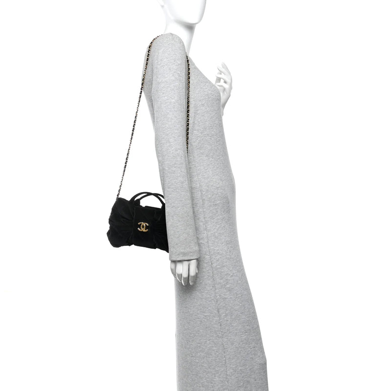 Chanel Lambskin Quilted Bow Bag