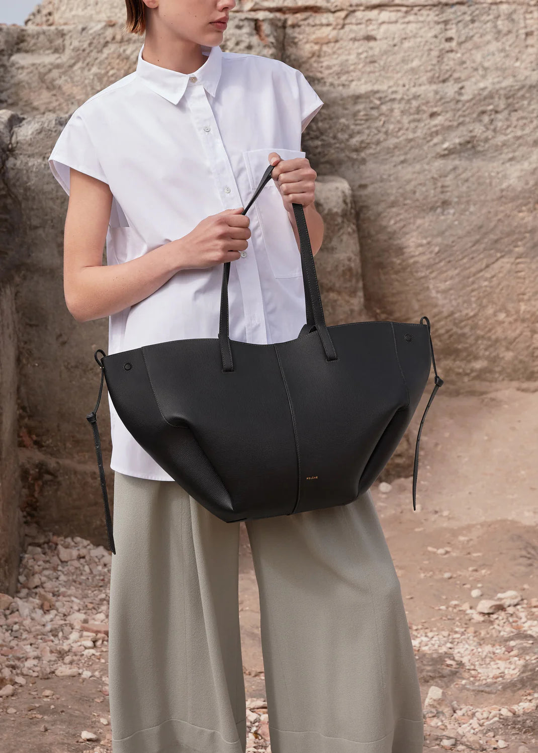 Polene Cyme Edition Textured Black