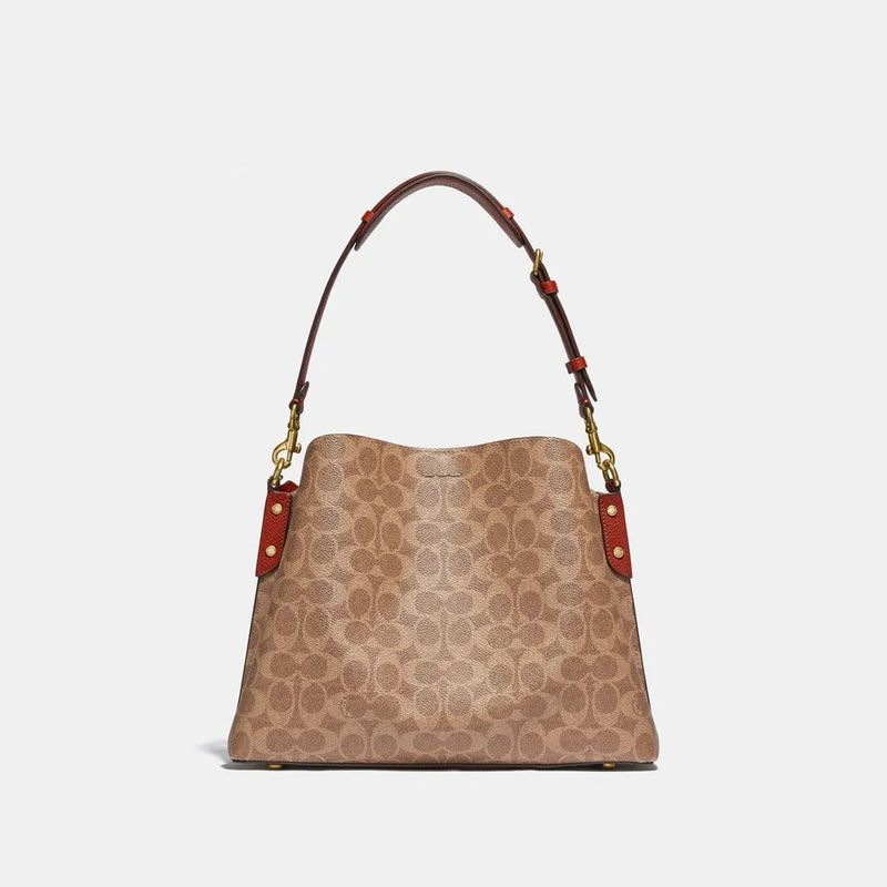 Coach Willow Shoulder Bag In Signature Canvas