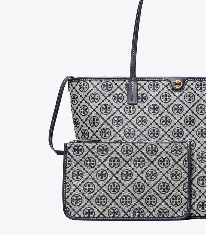 TORY BURCH  SMALL T MONOGRAM ZIP TOTE