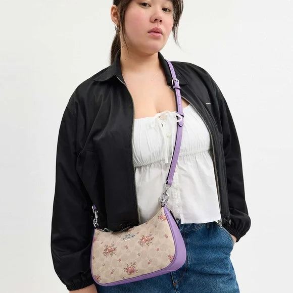 COACH Teri Shoulder Bag In Signature Canvas With Floral Print