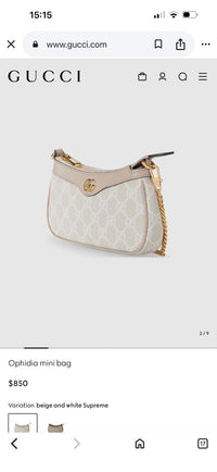 GUCCI Ophidia small shoulder bag