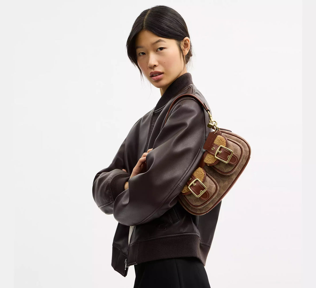 Coach Ashton Bag With Signature Canvas