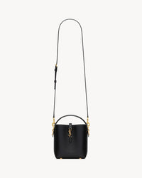 YSL LE 37 mini in shiny leather