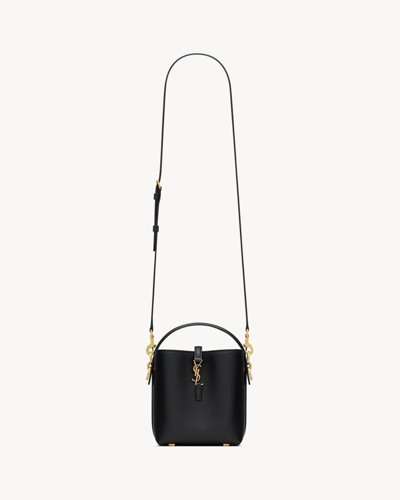 YSL LE 37 mini in shiny leather