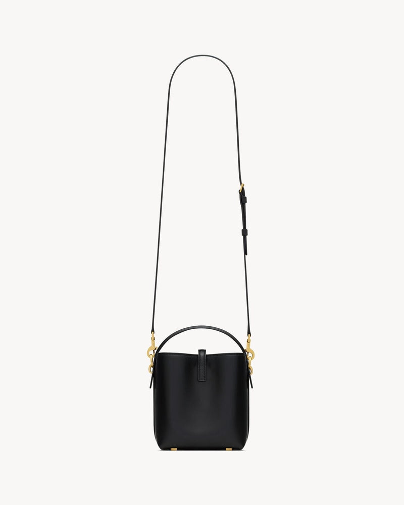 YSL LE 37 mini in shiny leather
