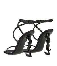 YSL - Opyum 110 crystal-embellished sandals