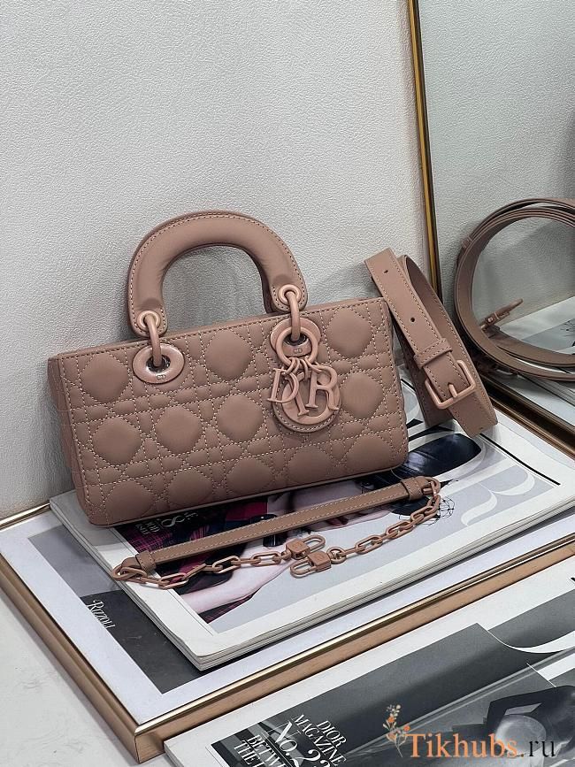 DIOR Small Lady D-Joy Bag Black Ultramatte Cannage Calfskin