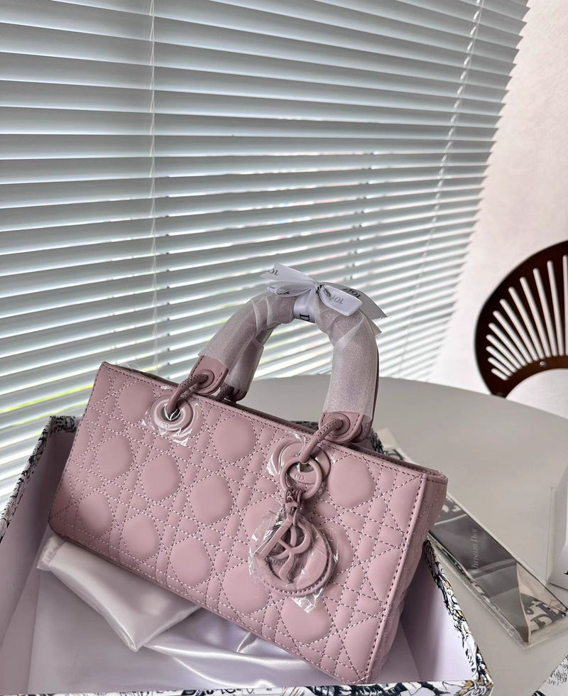 DIOR Small Lady D-Joy Bag Black Ultramatte Cannage Calfskin