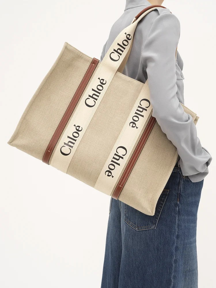 CHLOE Large Woody Tote Bag