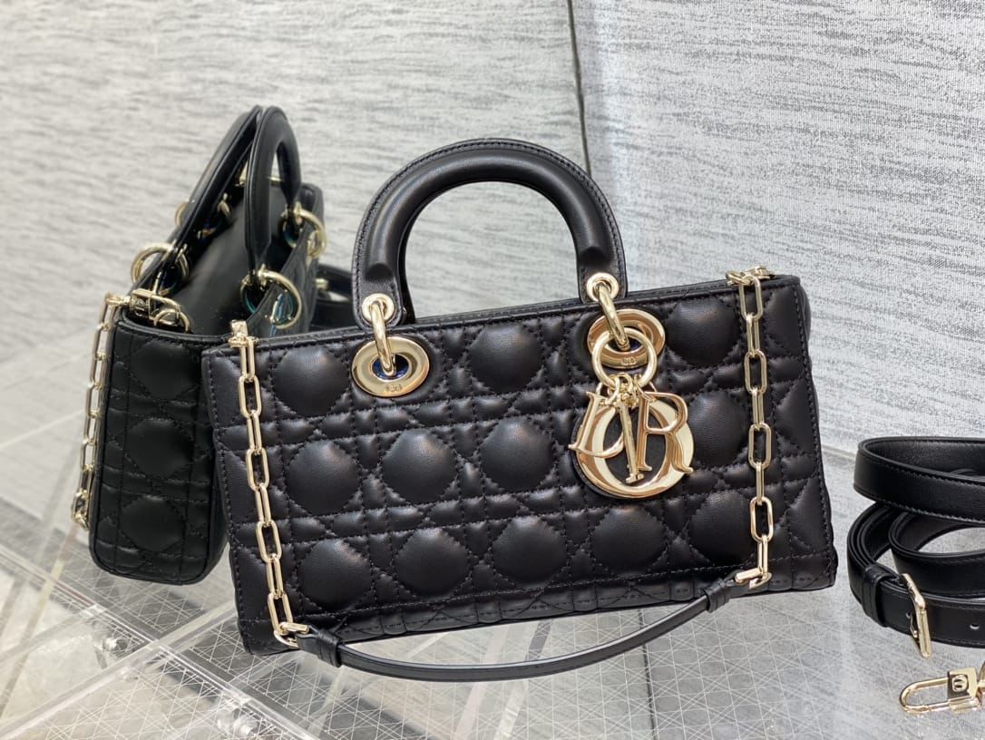 Dior Lady D-Joy Medium – Black Cannage Lambskin