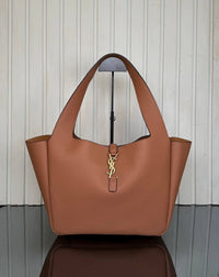 YSL YVES SAINT LAUREN LE 5 À 7 BEA IN GRAINED LEATHER