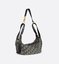 Dior D-Journey Small – Blue Oblique