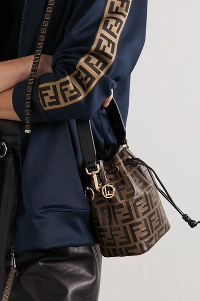 FENDI Mon Tresor Brown leather mini-bag hover
