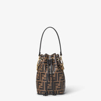 FENDI Mon Tresor Brown leather mini-bag