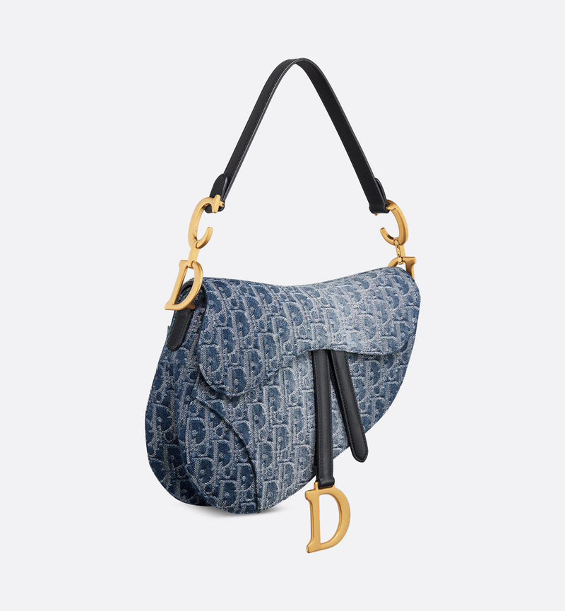Dior Saddle Bag – Blue Denim Oblique