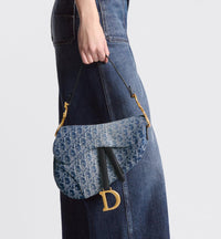 Dior Saddle Bag – Blue Denim Oblique