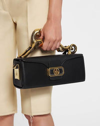 Lanvin Women's Rateau Pencil Cat Leather Shoulder Bag