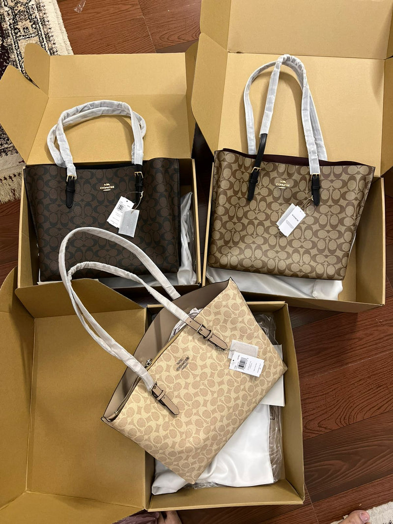 Coach Mollie Tote Bag In Signature Canvas