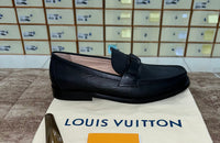 . Louis.Vuitton Black Lining Major Loafers